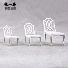 20pcs Dollhouse Miniature Furniture Model Dining Leisure Chair Scenery 1:20 1:25 1:30 Scale model building kit 2024 - buy cheap