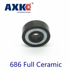 Axk 686 Полный керамический подшипник (1 шт.) 6*13*3,5 мм Si3n4 материал 686ce все силиконовые нитридные керамические 618/6 шарикоподшипники 2024 - купить недорого