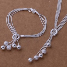 wholesale High quality silver plated Fashion jewelry Necklace  bracelet WT-270 2024 - buy cheap