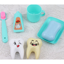 Doll House Miniature Household Toiletries Set Toothbrush Teeth Soap For 25cm Mellchan Doll Accs 6Pcs Green 2024 - buy cheap