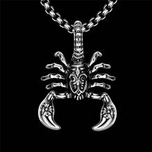 Stainless Steel Scorpion Pendant Necklace Animal Jewelry for Man Punk Rock jewelry accessories 316L Jewelry Necklaces Men Gift 2024 - buy cheap