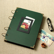 Dark green diy photo album /photo scrapbook album /Graduation record shcool stationery 2024 - buy cheap
