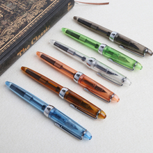 Jinhao 992 caneta tinteiro transparente 0.5mm artigos de papelaria suprimentos ferramentas de escrita presente 2024 - compre barato