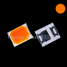 1000 unids/lote SMD LED 2835 cuentas de lámpara resalte 0,2 W diodo emisor de luz ámbar naranja 2024 - compra barato