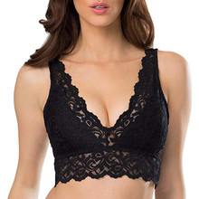 S-3XL Bralette Wireless Bra Women Lace Push Up Sexy Lingerie Strap Bra Underwear Brassiere Bra Female Erotic Intimates bra 2024 - buy cheap