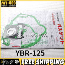 Motocicleta YBR125 junta completo junta completa incluem gaket e motor gakset cilindro para Yamaha 125cc YBR 125 peças do selo 2024 - compre barato