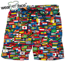 Flags Countries-pantalones cortos con diseño de rana para hombre, Shorts 3D completamente estampado, Bermudas, pantalón corto informal, envío directo 2024 - compra barato