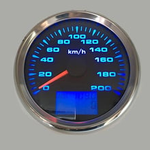 3-3/8" Marine GPS Speedometer Boat speed meter  fit for audi a3 Car Motorcycle with speedometers sensor 85 mm 7 color backlight 2024 - buy cheap