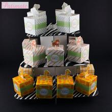 Patimate-caja de dulces Anmial para decoraciones de cumpleaños o fiesta, suministros de dibujos animados, bolsa de regalo, recuerdo de boda para decoración de fiesta 2024 - compra barato