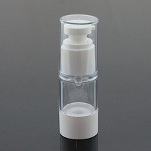 (20pcs/lot)15ml empty airless pump ,vacuum pressure emulsion bottle with lotion pump on the travelling cosmetic packaging 2024 - buy cheap