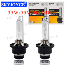 SKYJOYCE 35W 6000K D2S D4S HID лампочки 4300K 5000K 8000K металлический коготь 35W 55W D2S D2R D4S D4R Автомобильные фары D2SD4S OEM HID лампы 2024 - купить недорого