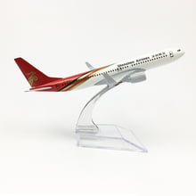 Avión a escala 1/400 Boeing 737 de las aerolíneas de juguete, modelo B737 de 16cm, regalo para niños 2024 - compra barato