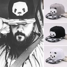 3D Panda Pattern Baseball Cap Women Men Outdoor Snapback Hip hop Cap Unisex Rubber Adjustable Flat Brimmed Hat 2024 - buy cheap