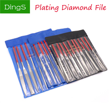 10pcs 140/160/180mm Assorted Diamond Coated Needle File Set Mini Rasp For Ceramic Glass Steel Hobbies And Crafts Hand File Tools 2024 - buy cheap