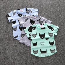 New Baby Boys Tops 2019 Children Fashion T shirts Boys Clothes Kids Tee Shirt Fille Cotton Inside Printing Baby Boy Clothing 2024 - buy cheap