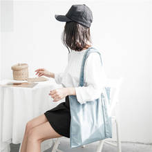 Hylhexyr Reticule Women Velvet Canvas Bags Foldable Casual Tote Ecofriendly Shoulder Bag Versatile Sack Letter Ribbon Handbag 2024 - buy cheap