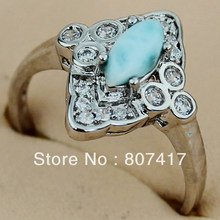 Женские свадебные кольца SHUNXUNZE Larimar, обручальные кольца с родиевым покрытием, размеры 6 7 8 9 2024 - купить недорого