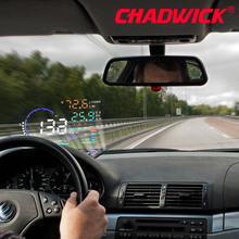 CHADWICK A8 HUD Car Head Up Display LED Windscreen Projector OBD2 Scanner Speed Warning Fuel Consumption Data Diagnostic 5.5inch 2024 - buy cheap