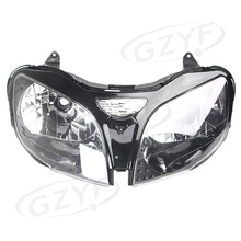 Farol dianteiro para motocicleta, conjunto de faróis para kawasaki ninja visual 2000-2003/zx6r 2000-2002/zzr600/zx600j 2006-2012 2024 - compre barato