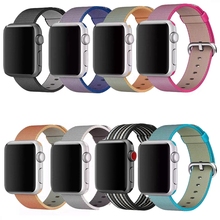 Correas para iWatch de Apple reloj de pulsera y tela banda 42mm 38mm 40mm 44mm serie 1, 2, 3, 4 nylonseries 5 2024 - compra barato