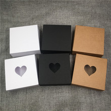 Caixa de papel com gaveta, formato de coração, vazada, lembrança, embalagem, decoração de luxo, caixas de papel 2024 - compre barato