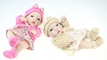 Mini boneca twin bebê reborn, venda por atacado, macio, toque real, boneca de menina, boneca fashion, 26cm, venda imperdível 2024 - compre barato