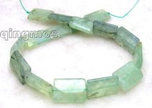 18*25mm oblong high quality Green garnet loose beads string 15" -los275 -los276 wholesale/retail Free shipping 2024 - buy cheap