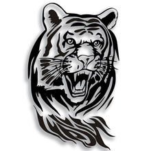 35*60CM TIGER Spare Car Stickers Affixed Reflective Steller Rear Hood Spare Personality Funny Stickers CT-574 2024 - buy cheap