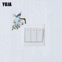 YOJA Pretty Birds Decor Wall Switch Sticker Living Room Bedroom Personalized 10SS0377 2024 - buy cheap
