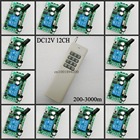 3000m 12ch rf sistema de controle remoto sem fio 1 (controlador) transmissor + 12 receptor (interruptor) 12v 10a toogle momentâneo 2026 - compre barato