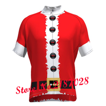 NEW cycling jersey Short sleeve santa Christmas red bike clothing bicycle wear short sleeve ropa ciclismo maillot 2024 - buy cheap