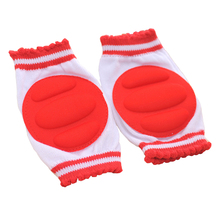 Fashion 1Pair Baby Kneepad Protect Children Cute Red Knee Pads High Quality Cozy Breathable Child Learn To Walk Best Protection 2024 - buy cheap