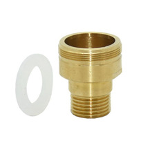 Brass male M32 to 1/2" Connector Garden tap  Reducing threaded connector Shower head adapter copper Repair joints 15pcspcs 2024 - buy cheap