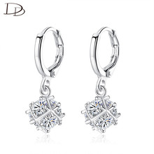 DODO Six Shining AAA Zircon Ball Shaped Fashion Drop Earrings For Women White Gold Color Kpop Brincos Jewelry Wholesale E280 2024 - buy cheap