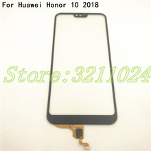 Новинка для Huawei Honor 10 2018 сенсорный экран дигитайзер сенсор сменная сенсорная панель с гибким кабелем для Honor 10 строка 2024 - купить недорого