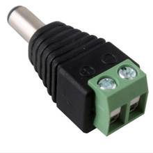 10 Pcs CCTV Cameras 2.1mm x 5.5mm Male DC Power Plug Adapter DC Power Male Plug Jack Adapter Connector for CCTV LED Light 2024 - buy cheap