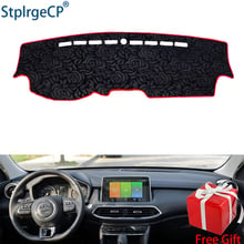 Latest Rose Pattern Non-slip Car Dashboard Cover Dash Mat Pad DashMat ANti-UV Car Sticker for MG HS 2017 2018 Car Styling 2024 - buy cheap