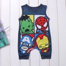 HOT Summer Sleeveless Baby Clothes Newborn Infant Baby Kid Boy Girl Cartoon Romper Casual Jumpsuit Clothes Outfit Sunsuit 2024 - buy cheap