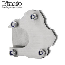 BJMOTO-Soporte de apoyo para motocicleta, extensión de placa de soporte lateral de aluminio para la mayoría de motocicletas deportivas, scooter, etc. 2024 - compra barato