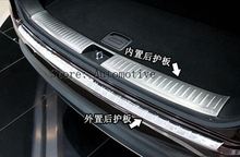 New Style For KIA Sorento L 2015 2016 2017 Stainless Steel Accessories Rear Bumper Protector Sill Plate Cover Trim 2 Piece 2024 - buy cheap