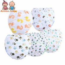 5pc/Lot Boy Tranin Pants Underwear Reusable Infant Nappy Cloth Diapers Baby Panties Size 100 for 12-16kg 2024 - buy cheap