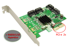 Marvell Chipset 4 Ports SATA 6Gbps PCI-Express Controller Card PCI-e to SATA 3.0 converter RAID 0  RAID 1 RAID10 , HyperDuo 2024 - buy cheap