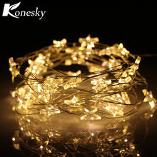Christmas Decor 2M 3M Led Fairy Copper Wire String Lights Button Battery Operated Waterproof Stars Lamp Indoor Outdoor Xmas lamp 2024 - buy cheap