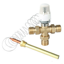 Energy saving control Floor heating Thermostatic Radiator valve Three way valve DN25 2024 - buy cheap