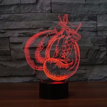 7 Colors Boxing Glove 3D LED Light Creative Gift USB Touch 3D Table Lamp as Kids Room Home Decor Sleeping LED Lamp Drop Shipping 2024 - buy cheap