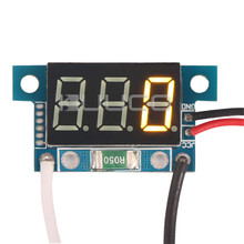 0.36" Yellow LED Digital Current Meter DC 0~1A Ammeter Current Monitor Tester DC 5V 12V 24V Ampere Panel Meter 2024 - buy cheap