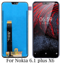 For Nokia 6.1 Plus LCD Display Touch Panel Screen For Nokia X6 LCD Digitizer Replacement Spare Repair Parts+Tools kit 2024 - buy cheap