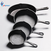 UPSPIRIT Cast Iron Non-stick 14-20CM Skillet Frying Pan for Gas Induction Cooker Egg Pancake Pot Kitchen&Dining Tools Cookware 2024 - купить недорого