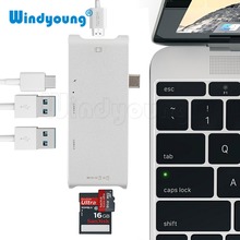 USB-C HUB USBC 6 en 1, adaptador HDMI 4K, USB 3,1 con USB tipo C, PD, SD/lector de tarjetas TF para MacBook ProG, oogle, Chromebook tipo C, Hdmi 2024 - compra barato