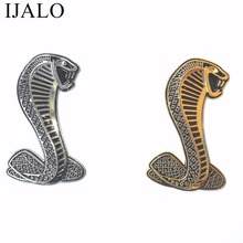 Cobra Snake Metal Car Emblem Badge with double side adhesive sticker Auto decoration Styling emblem sticker 2024 - buy cheap